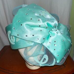 Whittall & Shon Elegant Women’s Church Hat - Teal